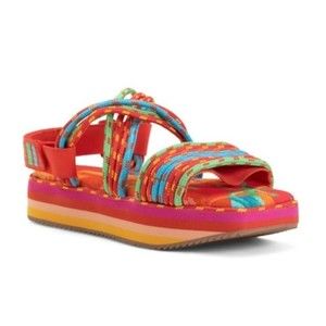 Farm Rio‎ Women's Tropical Platform Sandals Shoes Size 9